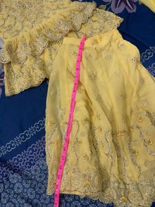 Yellow Wedding Lehenga Dress
