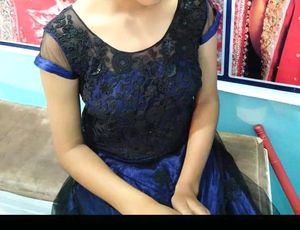 Gown Navy Blue