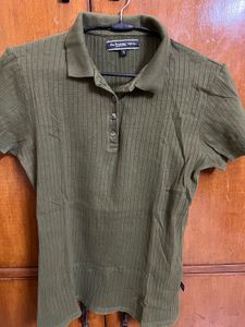 Roadster Brand Olive Green T-shirt