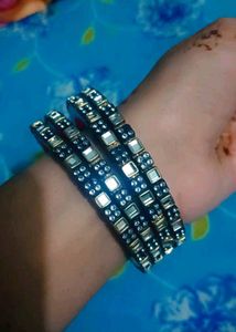 Black Stone  Bangles