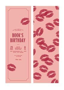 Book's Birthday Invitation
