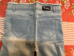 Nifty Women Blue Bootcut High Rise Cropped Jeans