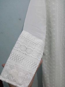 White Chikankari Kurti - XXL [Unused]