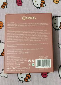 MARS Matter Lipstick Combo