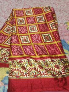 crape Printed saree