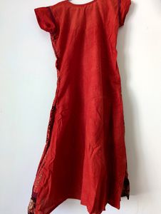 Red Kurta Suit