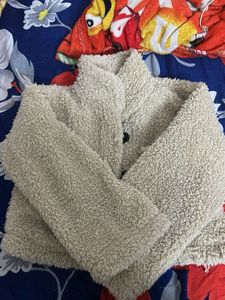 Cozy Beige Fleece Jacket