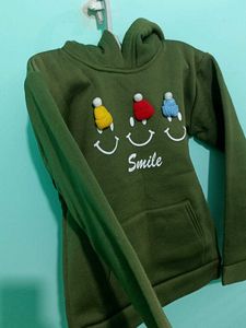 Green Smile Hoodie