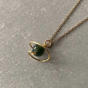 Saturn Planet Necklace