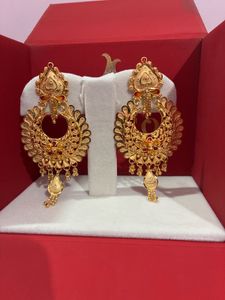Gold Plated Chandbali. Look Like Real