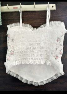 Floral Lace Corset Top
