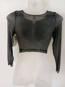 SEXY MESH FIT CROP TOP