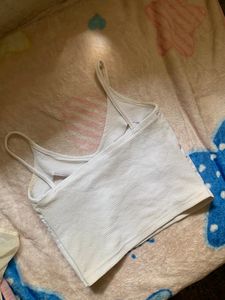 White Spaghetti Top