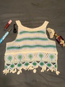 Crochet Knit Tank Top