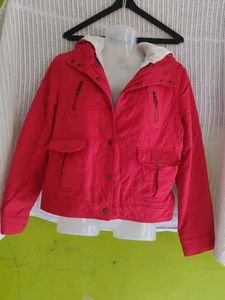 vintage Red Quilted Jacket