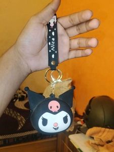 Kuromi Coin Purse Keychain