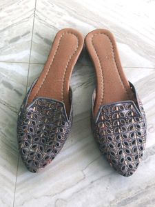 Pista  Lavender Bellies With Stone Work