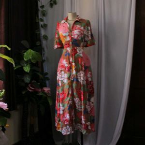 Floral Shirt Dress
