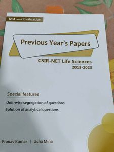 Previous Year&#39;s Papers CSIR