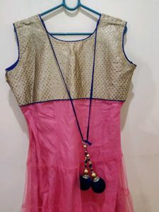 Ethnic Pink Gown