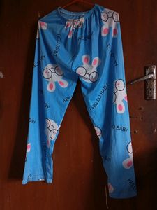 Blue Printed Pyjama