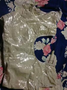 Fancy Silver Blouse