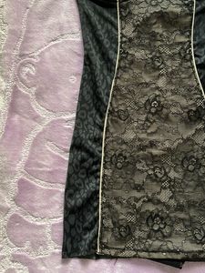 Bebe Black Lace Mini Dress/Top