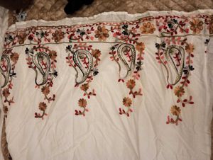 Embroidered White Top