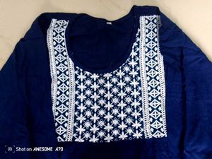 2 Set Combo Navy Blue Embroidered Naira Kat Se