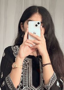 Black Embroidered Kurti