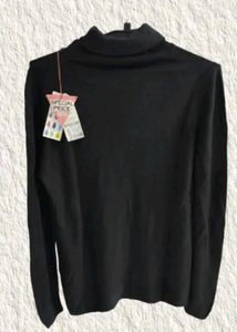 Black high neck