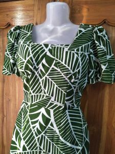 Tropical Print Dress