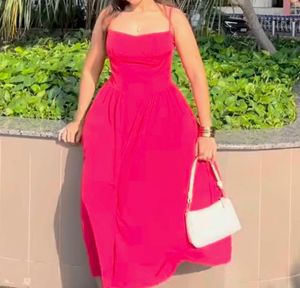 A Red Classy Dress