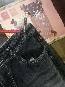 Wide Leg Black Jeans