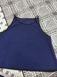Navy Trapeze Tank Top