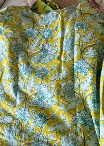 Pure Cotton Kurta And Dupatta Set