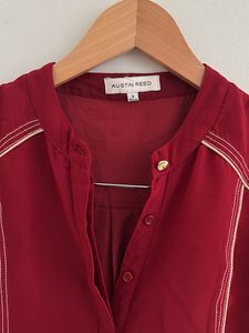 Elegant Red Blouse