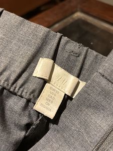 H&amp;M Gray Pleated Trousers Xs