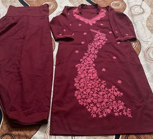 Embroidered Kurta Set