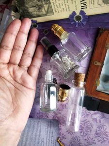 Vintage Glass Vials