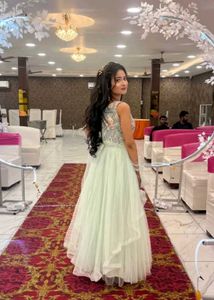 Elegant Pastel Blue Dress