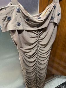 Elegant Brown Bodycon Dress