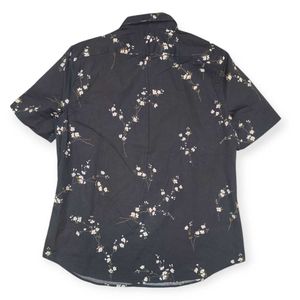 H&amp;M Men Black &amp; White Printed Cotton Shirt