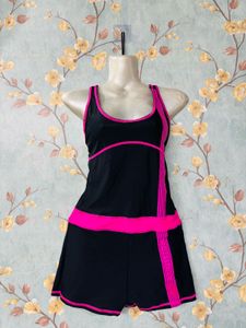 Black &amp; Pink Romper