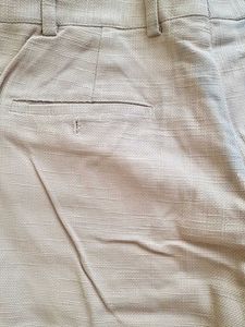 Men&#39;s Beige Straight Pants