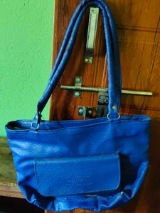 Blue &#39;Paris&#39; Handbag