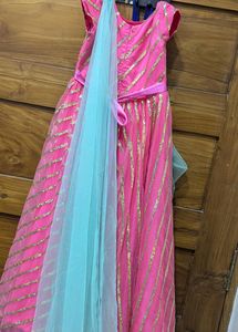 Traditional Party Wear Girls Long Frock