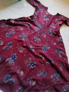 5xl Size Full Flared Pure 100% Rayon Maxi Gown