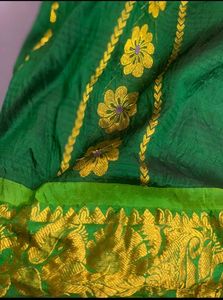 Ethnic Pattu Lahenga With Blouse For Girls 👧