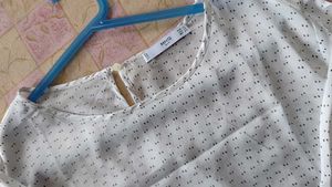 MNG Polka Dot Blouse - Size XL